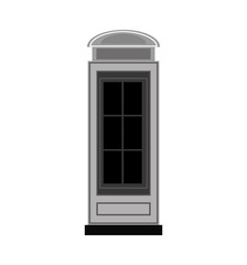 telephone cab england isolated icon vector illustration design