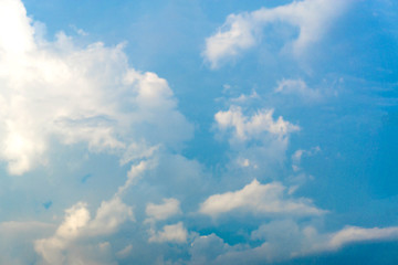 blue sky with cloud closeup Blue sky with clouds background blue sky background with tiny clouds Sky daylight. Natural sky composition. Element of design.