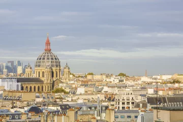 Deurstickers Les toits de Paris depuis Haussmann © Jean-Paul Comparin