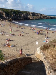 Cala mosche beach in Vendicari, Siracusa, Sicily, Italy
