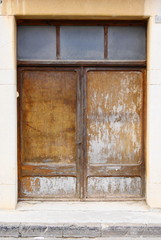 aold wooden door