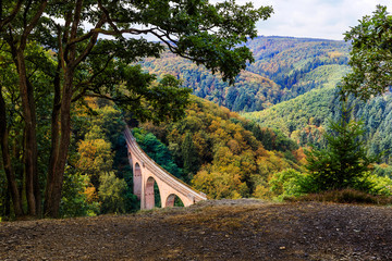 Blick auf die Hunsrückbahn bei Boppard