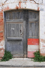 aold wooden door