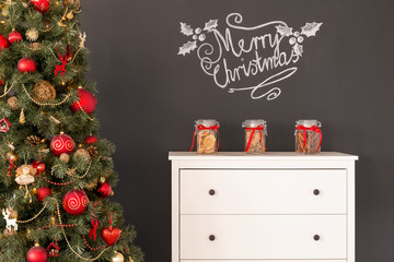 Decorated Christmas tree