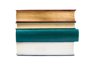 aged book isolated on white background.