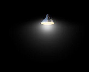 lamp Lighting black background

