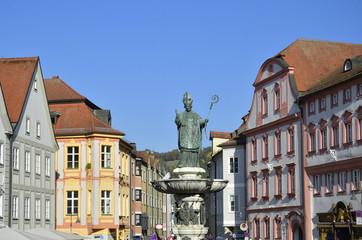 Willibaldsbrunnen am Marktplatz, Eichstätt