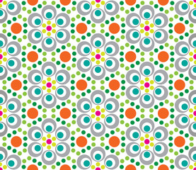 Seamless texture with rings. Abstract background