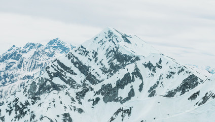 Mountain in the snow