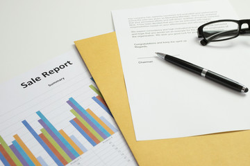 Business letter, congratulations for success