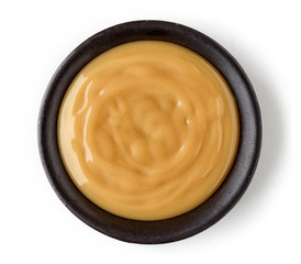 Bowl of vanilla custard