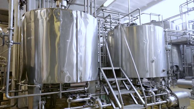 tanks for milk fermentation