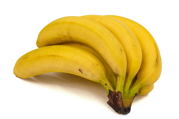 Bunch of bananas, isolated on white background