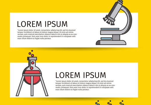 Heavy Outline Cartoon Style Science Infographic