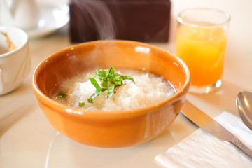 Thai style rice boiled