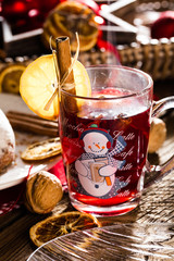 Glühwein und Weihnachts stollen 