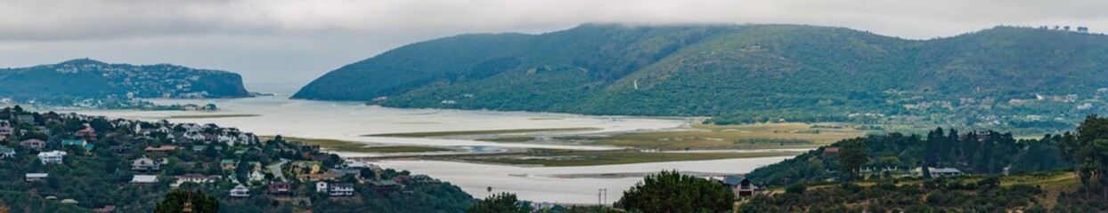 Knysna Heads panoramic view 