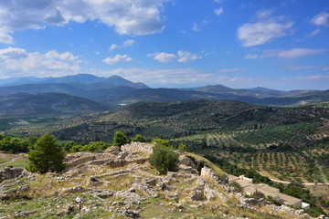 Fototapeta na wymiar Beautiful greek landscape.