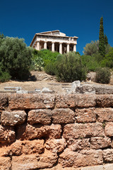 Fototapeta na wymiar Temple of Hephaestus, Agora, Athens