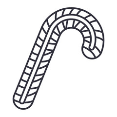 Candy icon. Merry christmas season celebration and decoration theme. Isolated design. Vector illustration