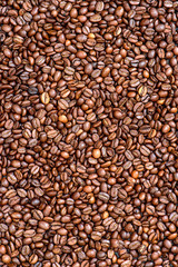 Brown beans Coffee background texture