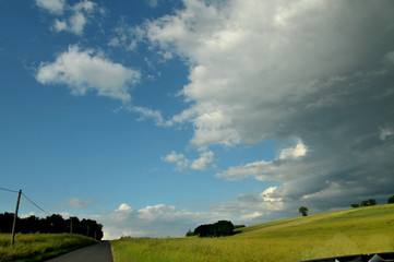 vue route de campagne france