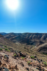 panoramic view at high atlas in morocco