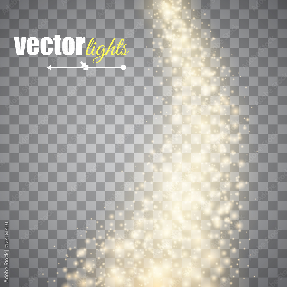 Aufkleber vector gold glitter wave abstract background. glittering star dust trail sparkling particles isolate
