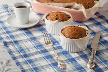 homemade , Austrian chocolate cake and coffee