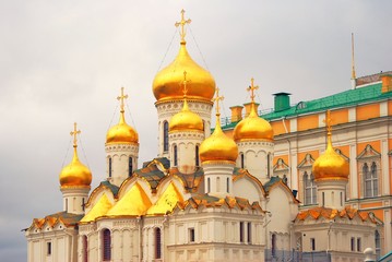 Moscow Kremlin. Color photo.