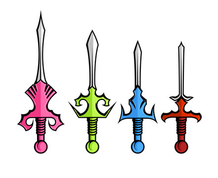 Colorful Medieval Swords
