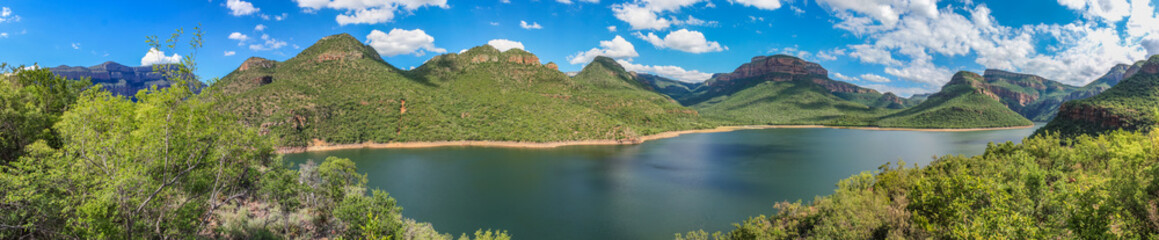 Elevated view of Blyderivierpoort Dam, Panorama, Blyde River Can