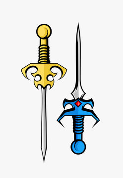 Medieval Swords Vector