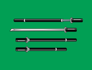 Katana Swords Vector