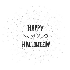 Happy Halloween message design background. 