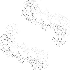 Structure molecule and communication Dna, atom, neurons. Science concept for your design. Connected lines with dots. Medical, technology, chemistry, science background. Vector illustration.