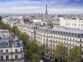 Les toits de Paris depuis Haussmann