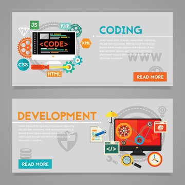 Development and Coding Concept Banners