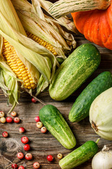 Various vegetables background