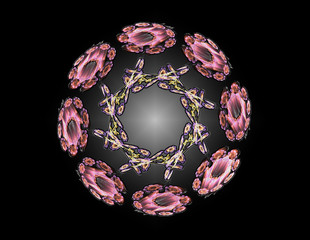 Geometry of Space series. Visually attractive backdrop made of c