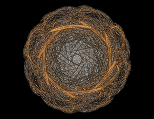 Geometry of Space series. Visually attractive backdrop made of c