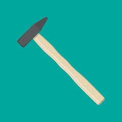 Carpenter hammer tool.