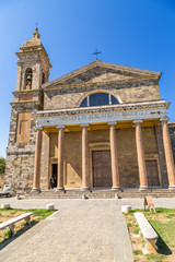 Montalcino, Italy. The Duomo (cathedral), dedicated to San Salvatore