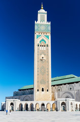 big mosque of casablanca in morocco