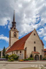 Fototapeta na wymiar The Parish Church, Bruck an der Mur, Austria