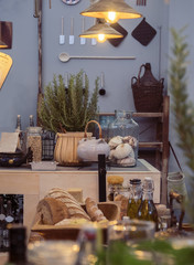 country style and home objects