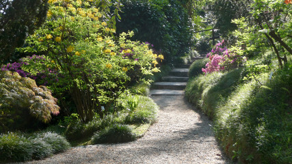 Naklejka premium Villa Carlotta at Tremezzo on the Lake Como