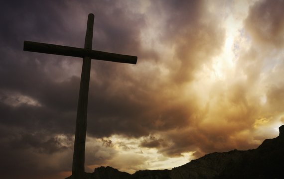 Silhouette Of Cross