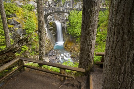 Christine Falls, Mount Rainier National Park, Washington, USA