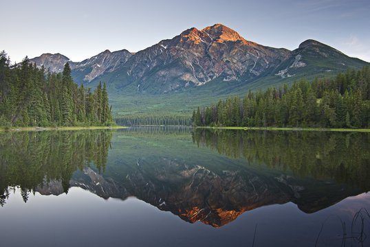 Mountain Reflection, Pyramid Mountain, Jasper, Alberta, Canada
